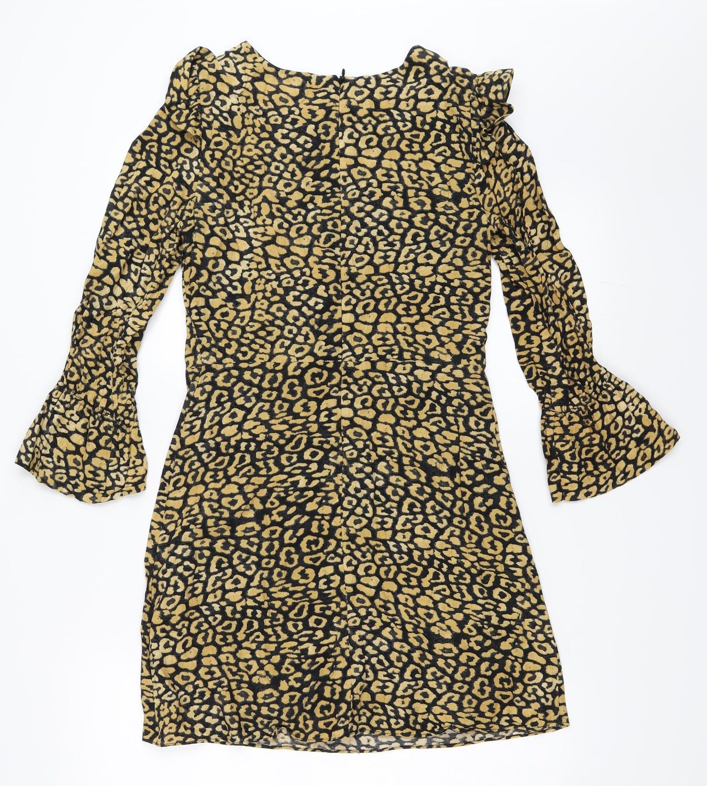 Zara Womens Beige Animal Print  Mini  Size S