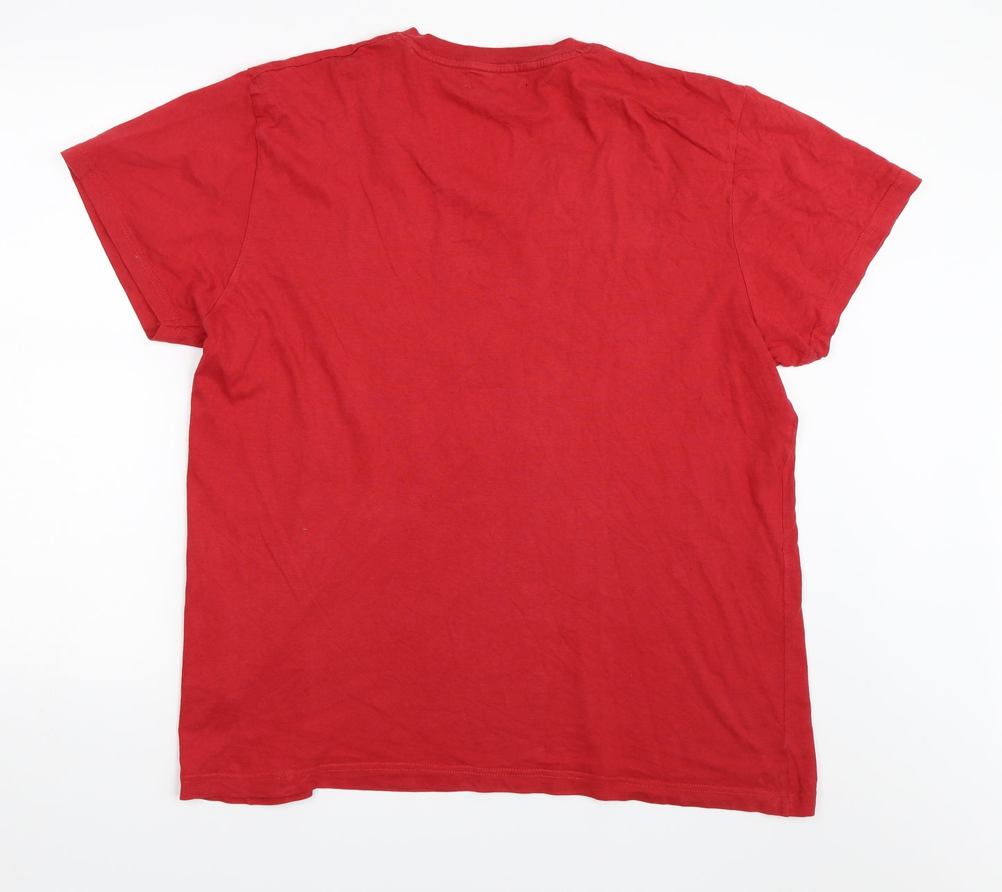 Pierre Cardin Mens Red    T-Shirt Size XL