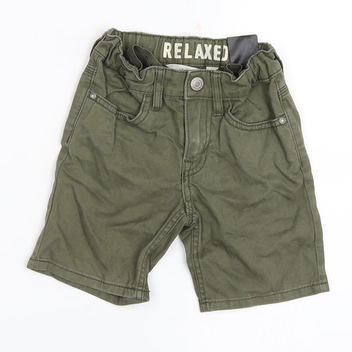 H&M Boys Green   Chino Shorts Size 2-3 Years