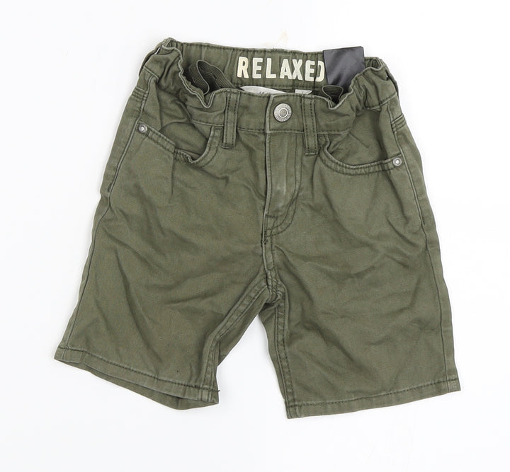 H&M Boys Green   Chino Shorts Size 2-3 Years