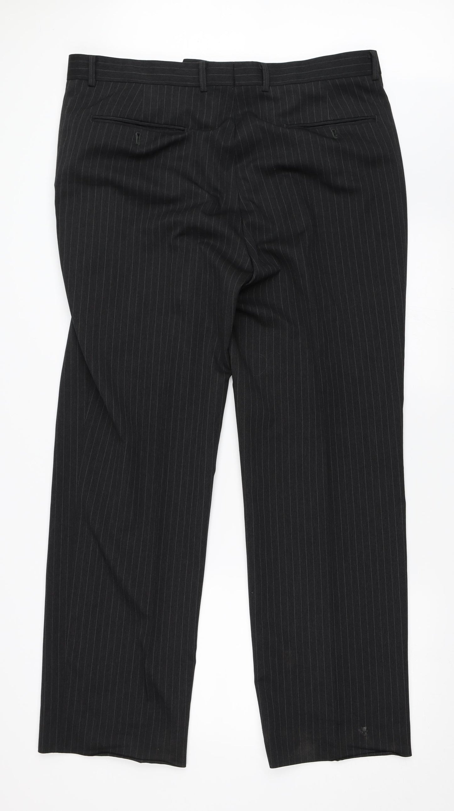 Taylor & Wright Mens Black   Trousers  Size 38 in L31 in