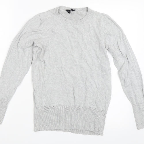 Dorothy Perkins Womens Grey   Pullover Jumper Size 8