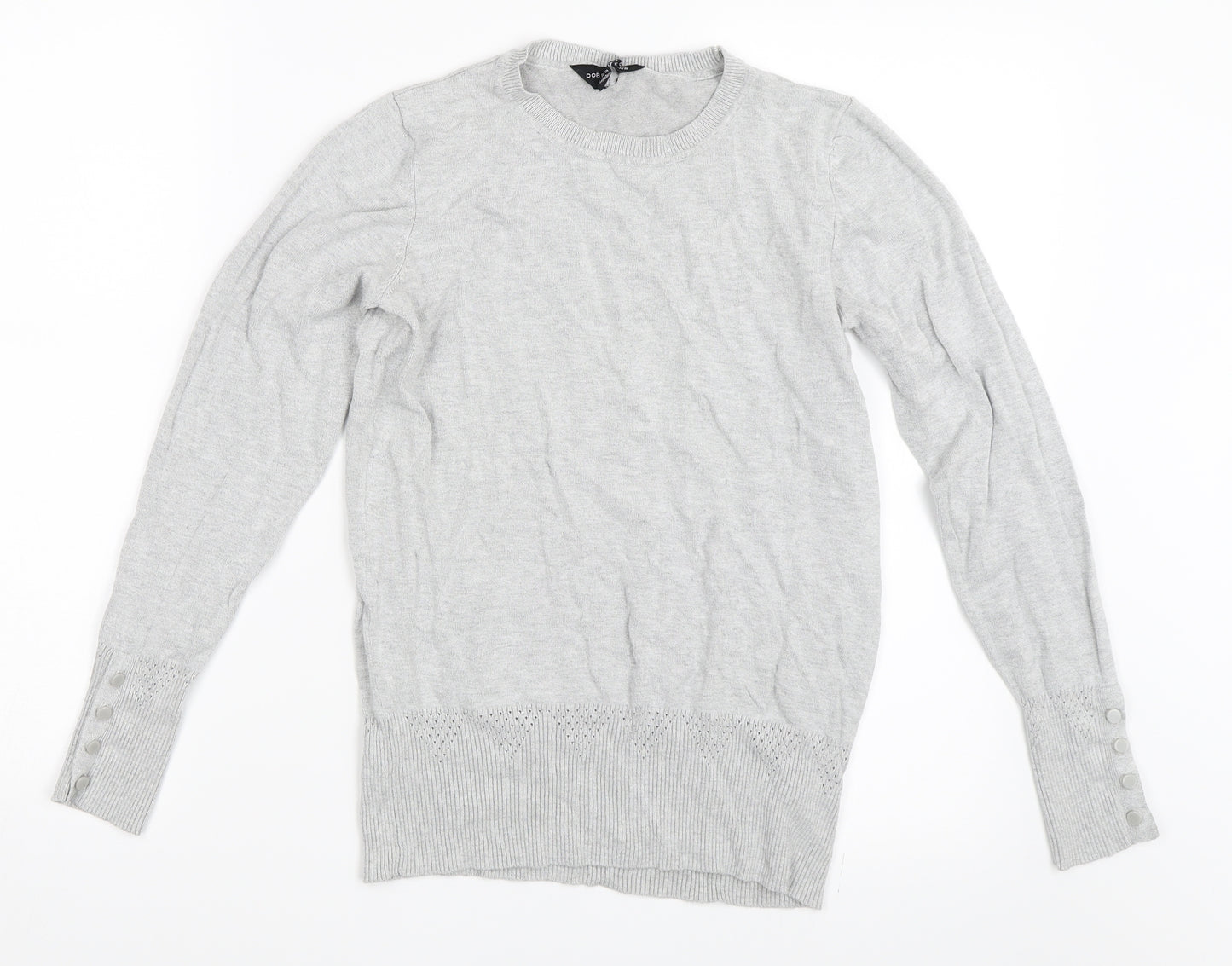 Dorothy Perkins Womens Grey   Pullover Jumper Size 8