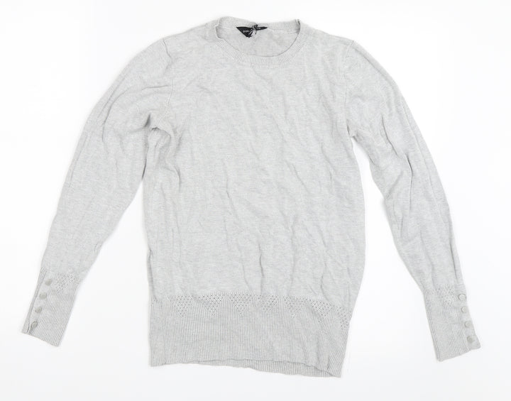 Dorothy Perkins Womens Grey   Pullover Jumper Size 8