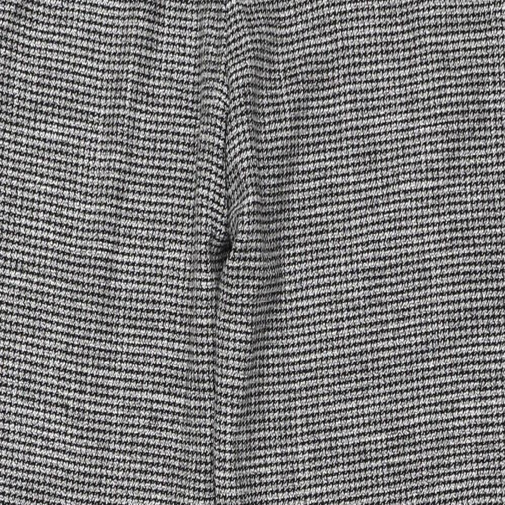 H&M Womens Black   Capri Trousers Size 10 L27 in