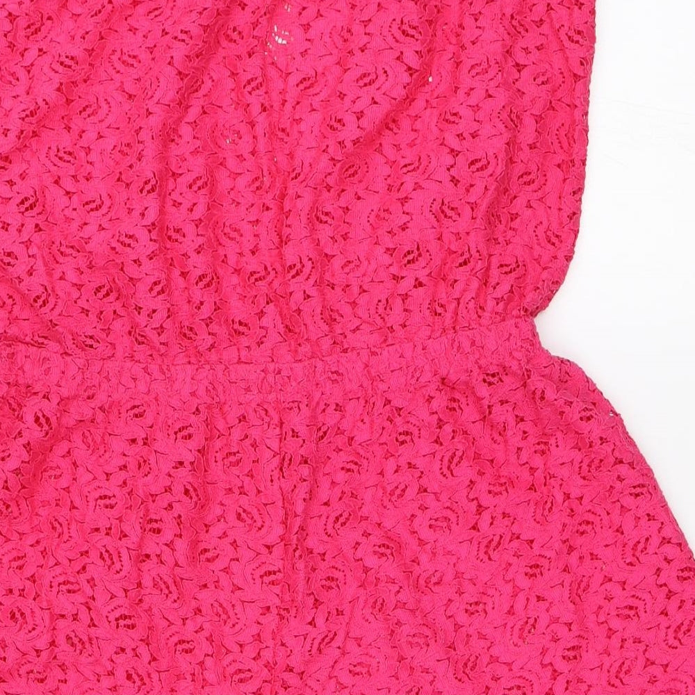 Primark Womens Pink   Playsuit One-Piece Size 14
