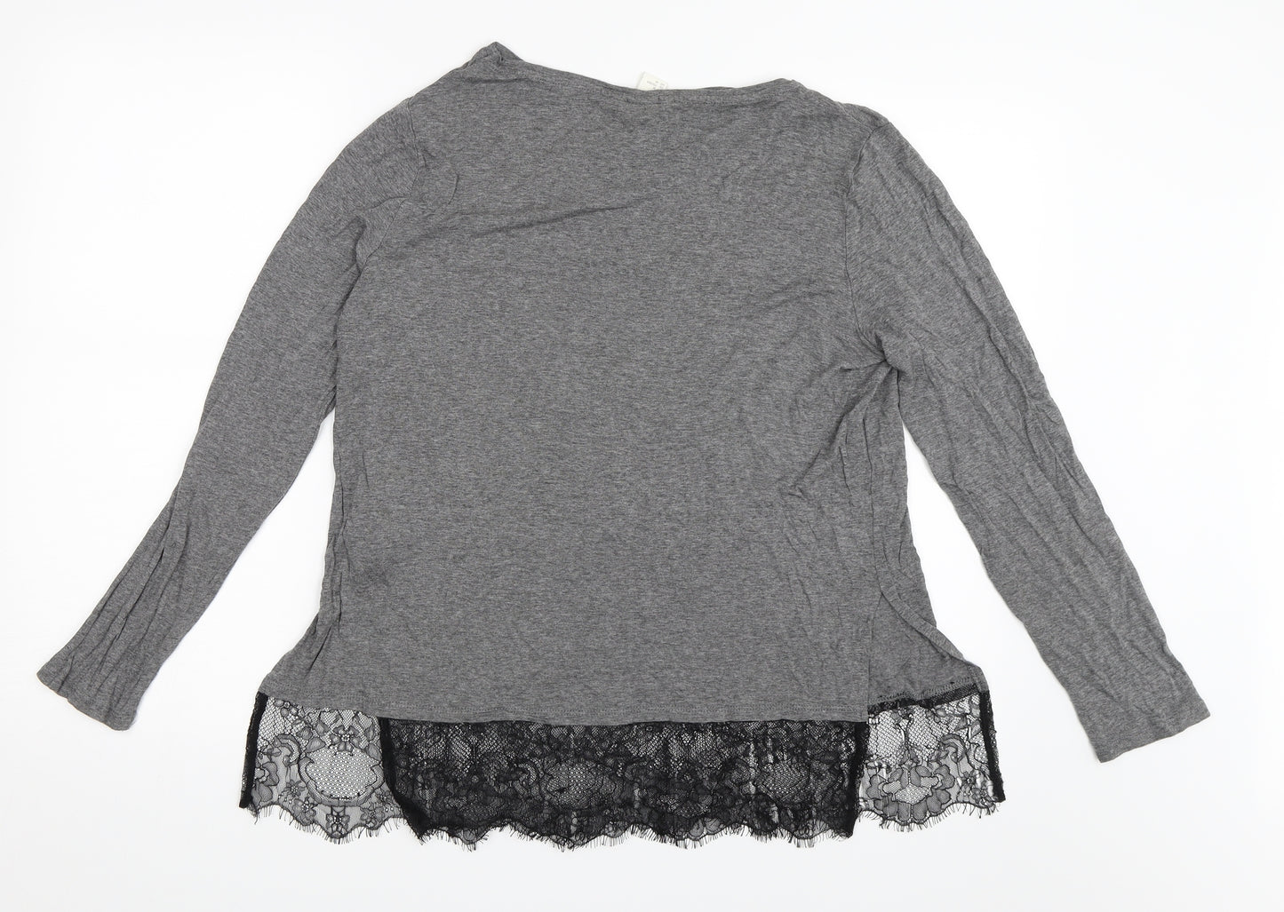 H&M Womens Grey   Basic T-Shirt Size M