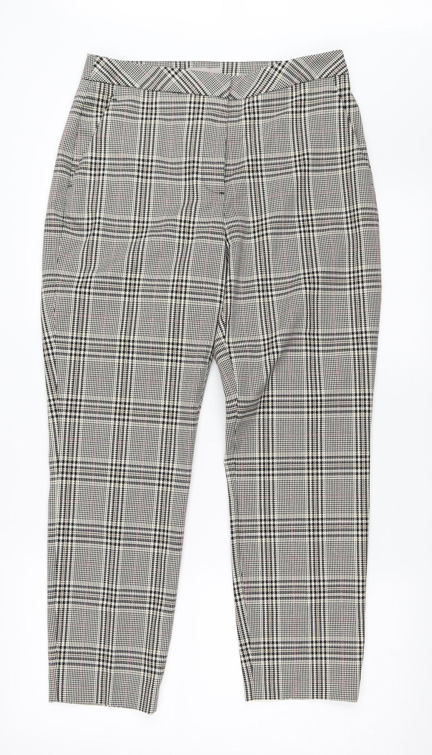 H&M Womens Beige   Trousers  Size 10 L26 in