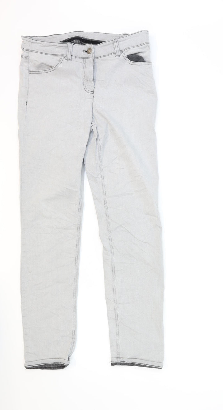 Gerry Weber Womens Grey Denim Skinny Jeans Size 16 L28 in