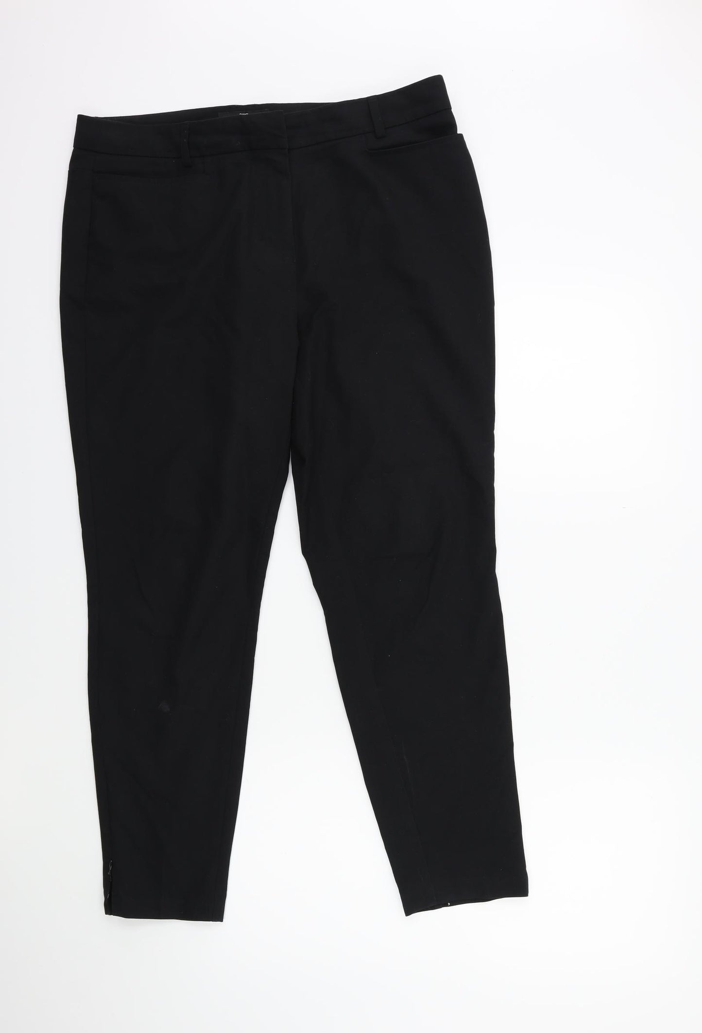 NEXT Womens Black   Trousers  Size 14 L27 in