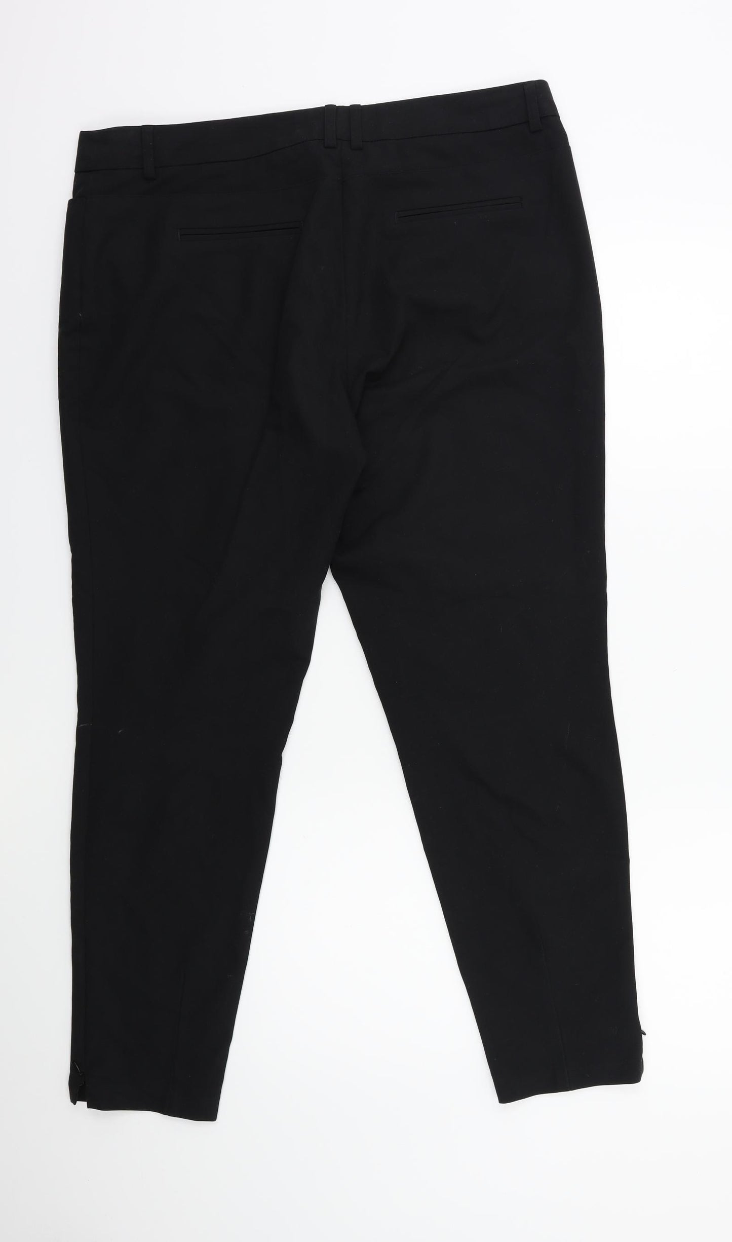 NEXT Womens Black   Trousers  Size 14 L27 in