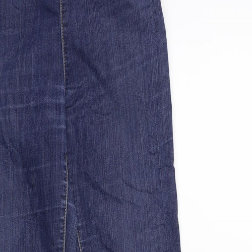 Kapphal Womens Blue  Denim Skinny Jeans Size 12 L29 in