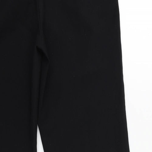 Peacocks Womens Black   Trousers  Size 12 L28 in