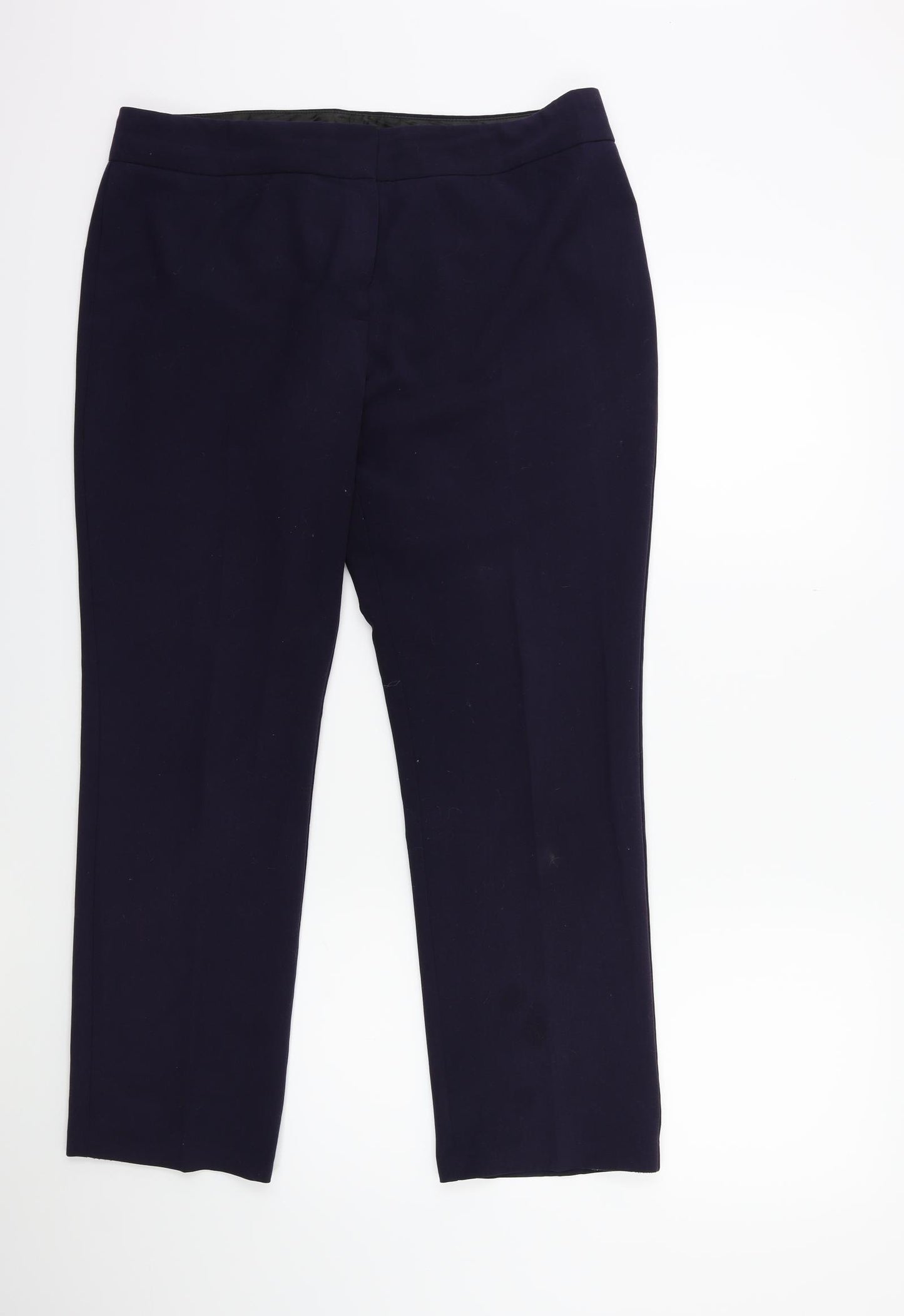 Marks and Spencer Womens Purple   Trousers  Size 16 L28 in