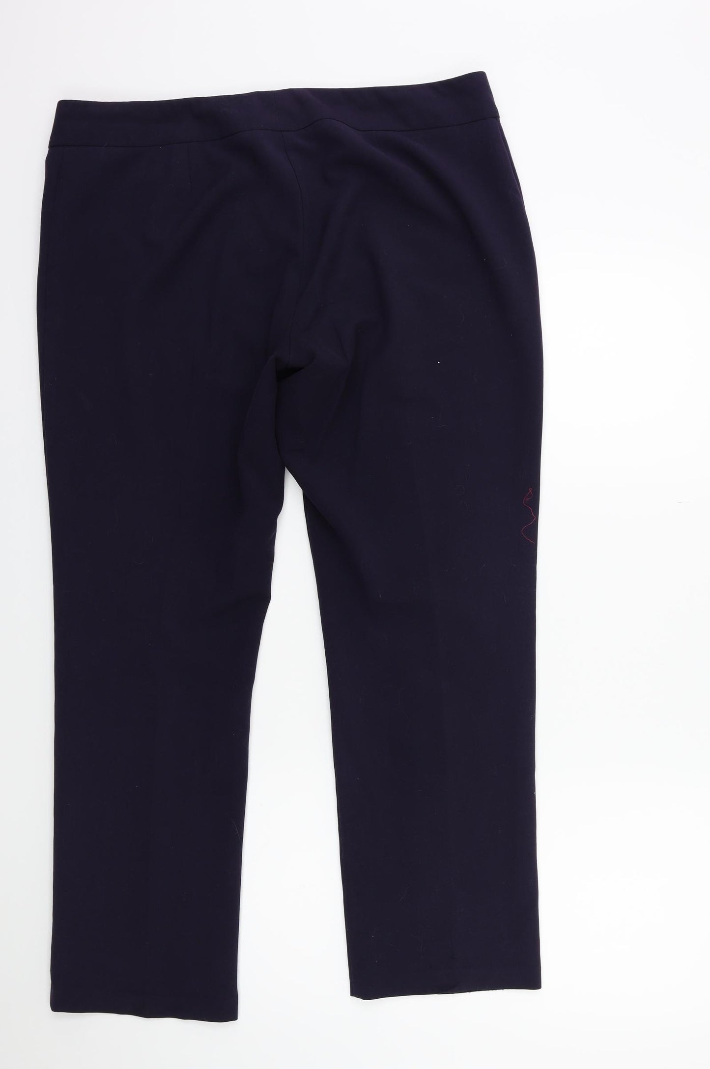 Marks and Spencer Womens Purple   Trousers  Size 16 L28 in