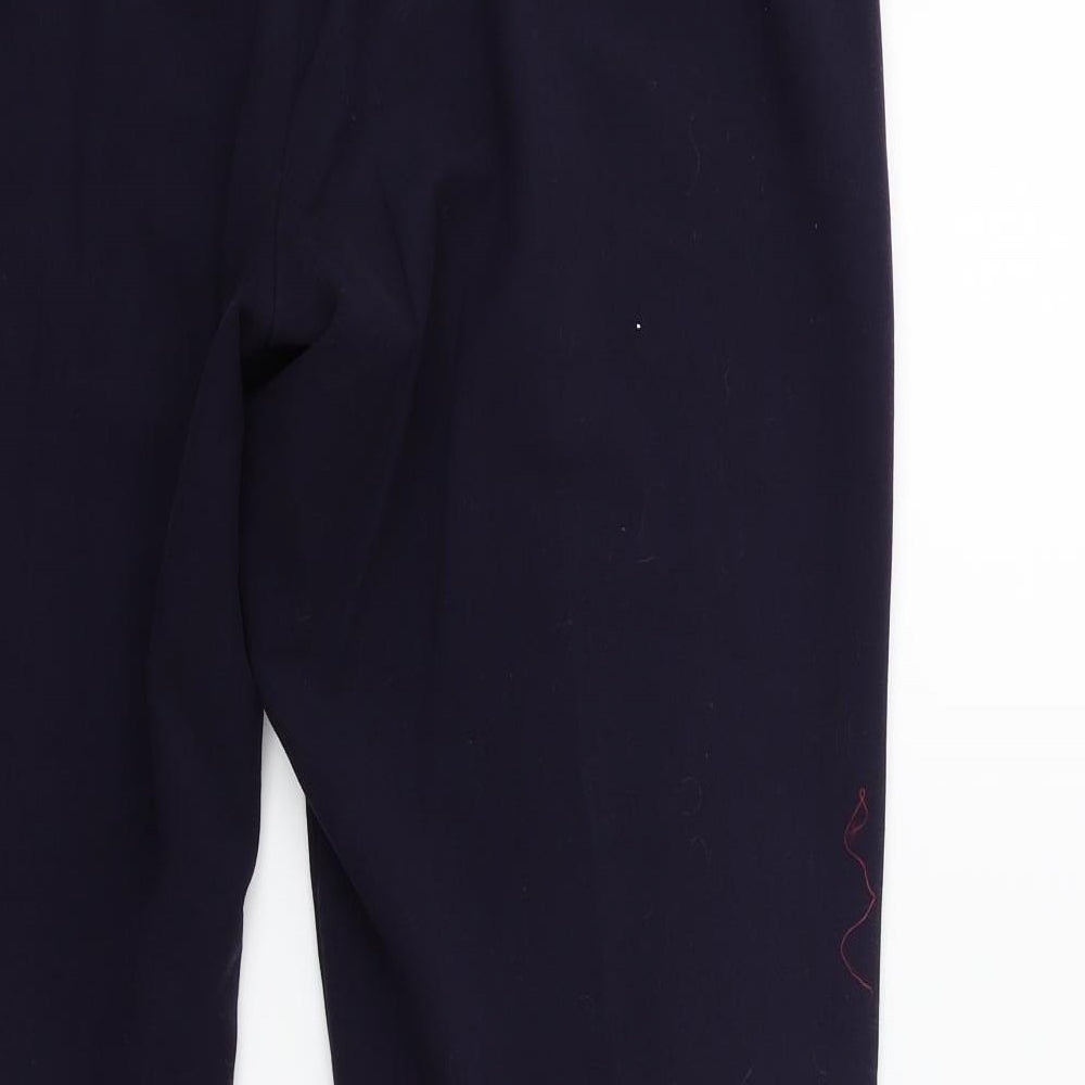 Marks and Spencer Womens Purple   Trousers  Size 16 L28 in