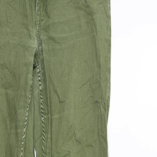 Gemma Womens Green  Denim Skinny Jeans Size 31 in L29 in