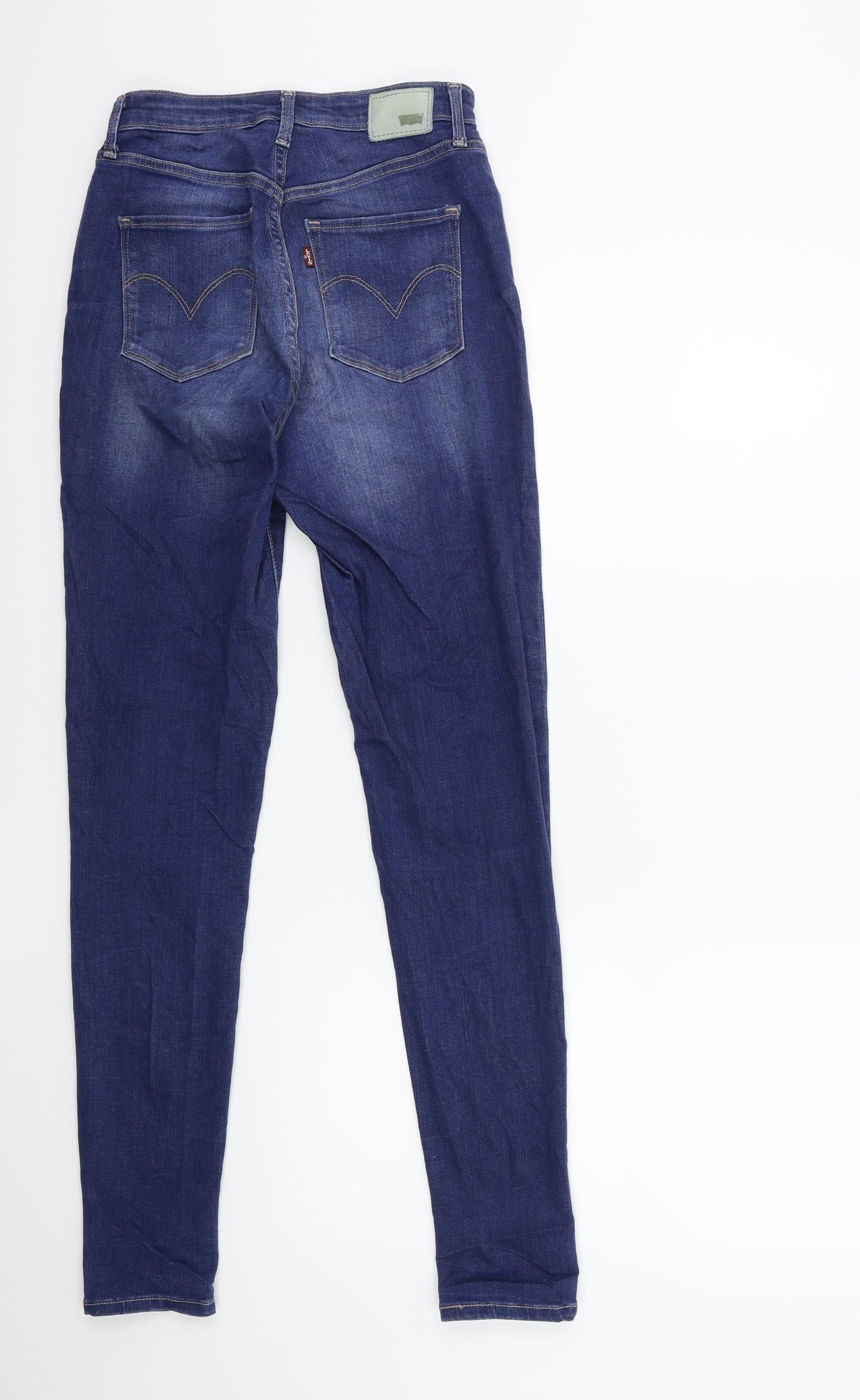Levi's Womens Blue  Denim Skinny Jeans Size 26 in L28 in
