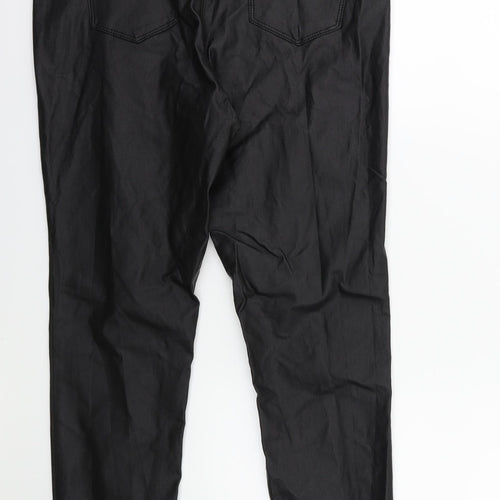 Preworn Womens Black   Trousers  Size 32 in L30 in