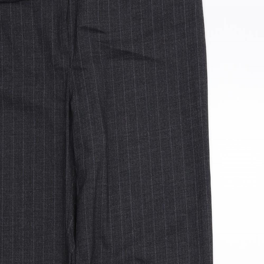 Autonomy Womens Grey Striped  Trousers  Size 16 L30 in