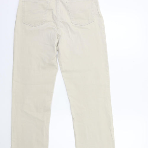Hawkshead Womens Beige   Trousers  Size 12 L28 in