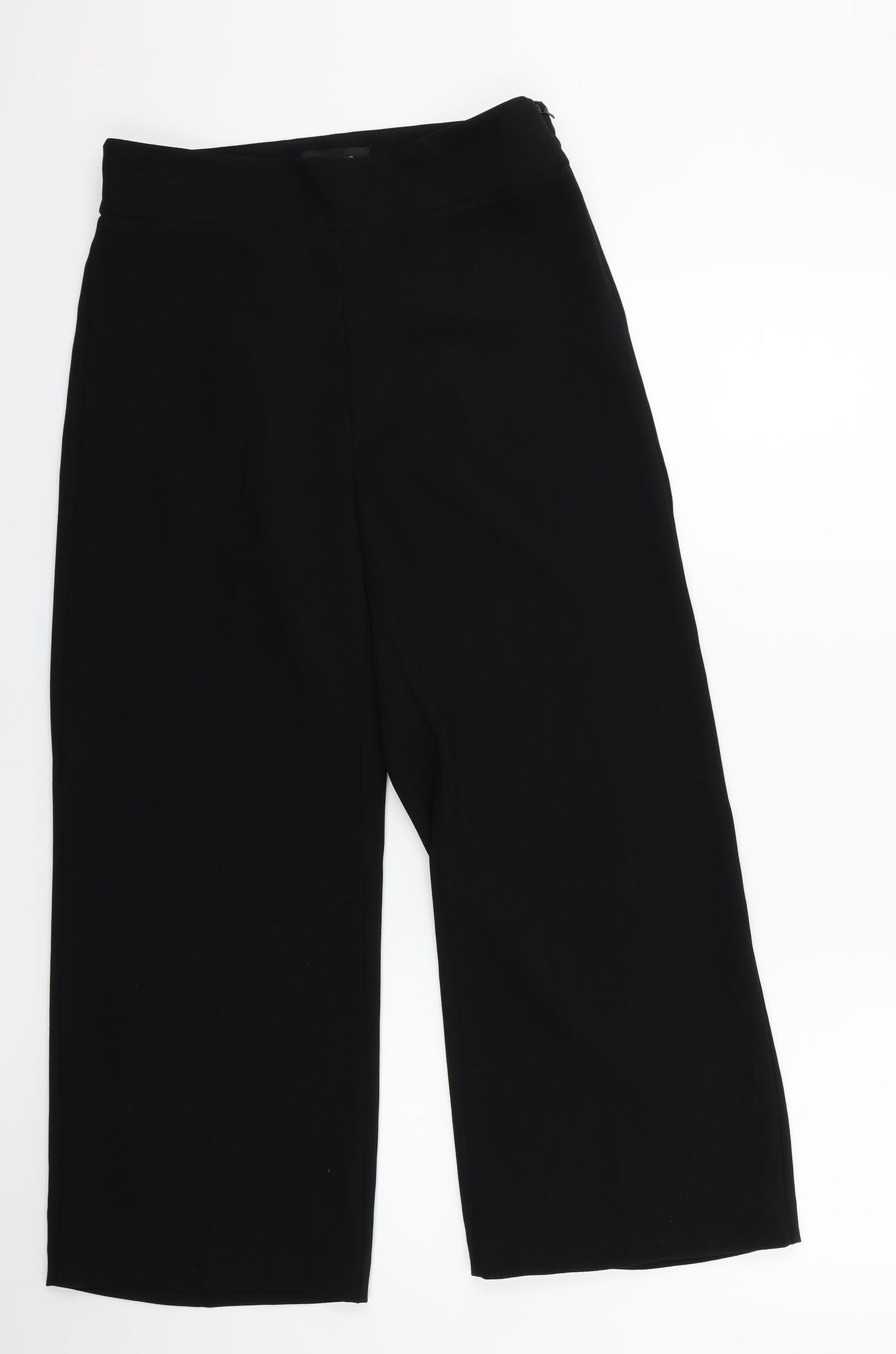 River Island Womens Black   Cropped Trousers Size 10 L25 in