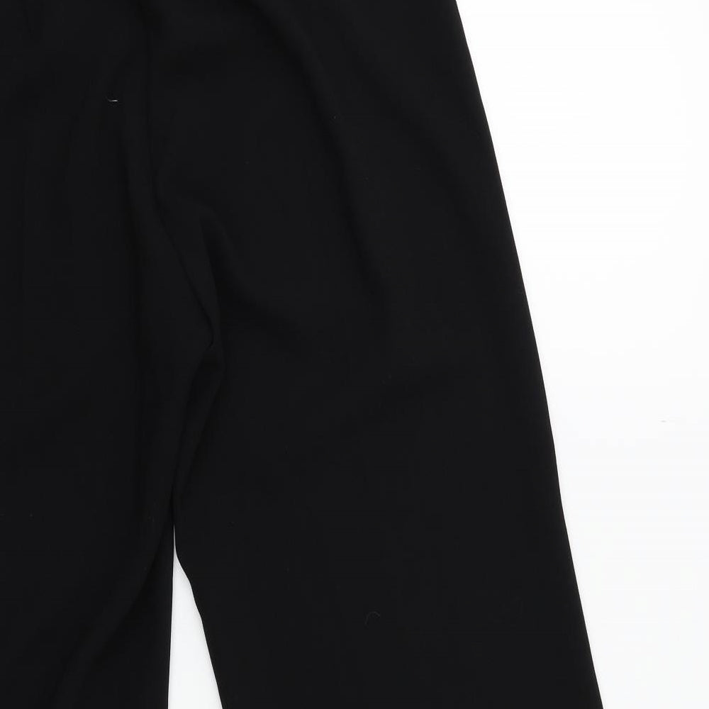River Island Womens Black   Cropped Trousers Size 10 L25 in