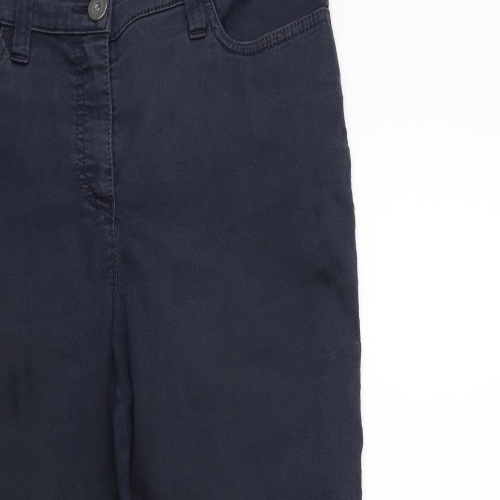 Michele Magic Womens Blue   Trousers  Size 32 in L25 in