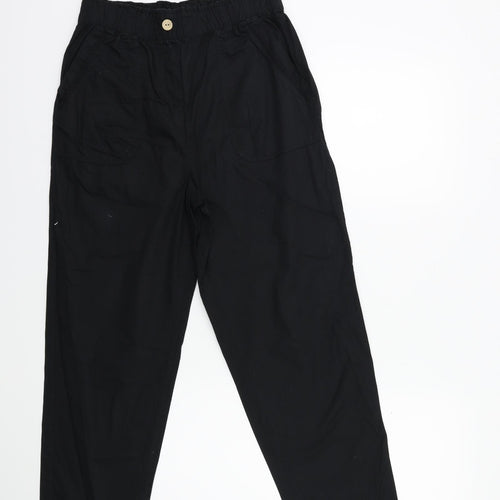 George Womens Black   Trousers  Size 10 L25 in