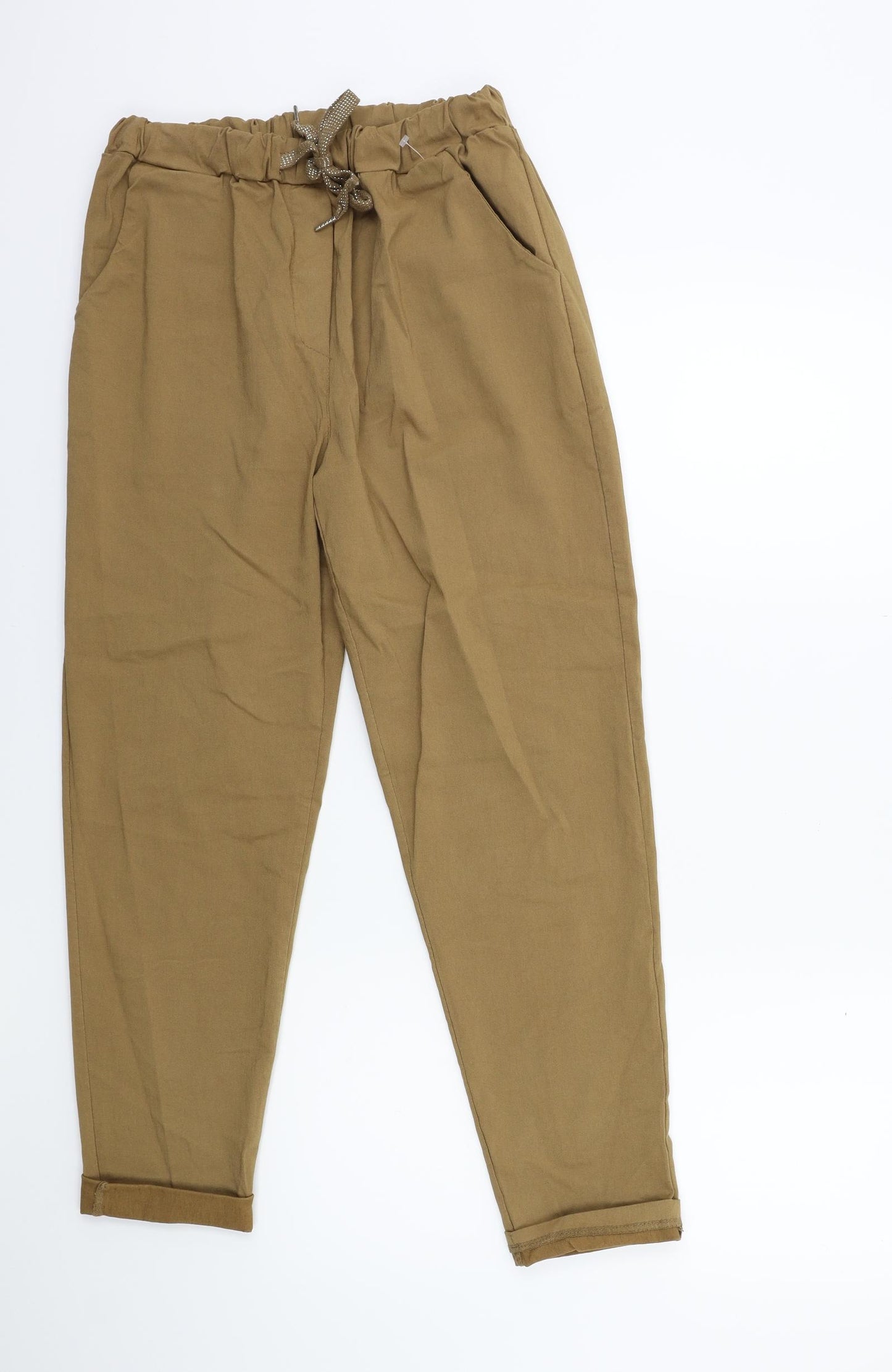 Obsession Womens Brown   Trousers  Size 28 in L26 in