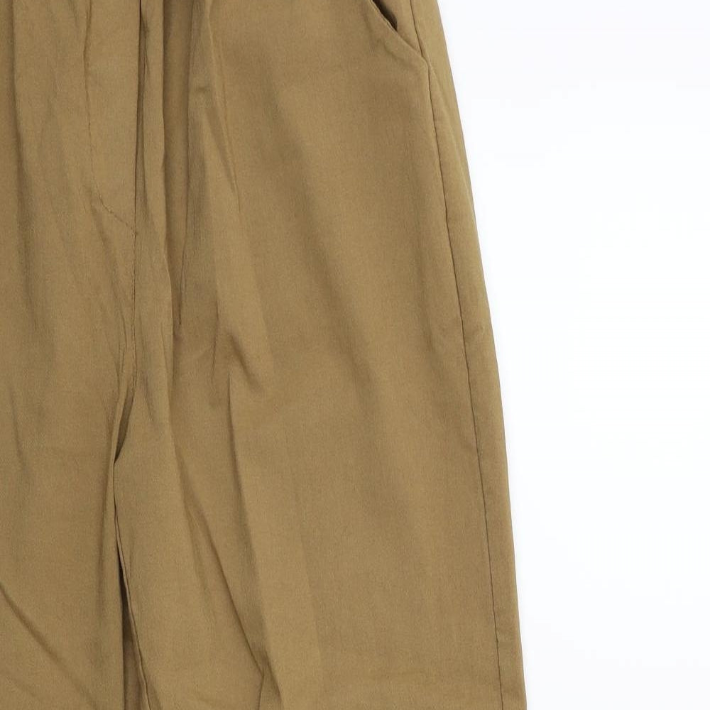 Obsession Womens Brown   Trousers  Size 28 in L26 in