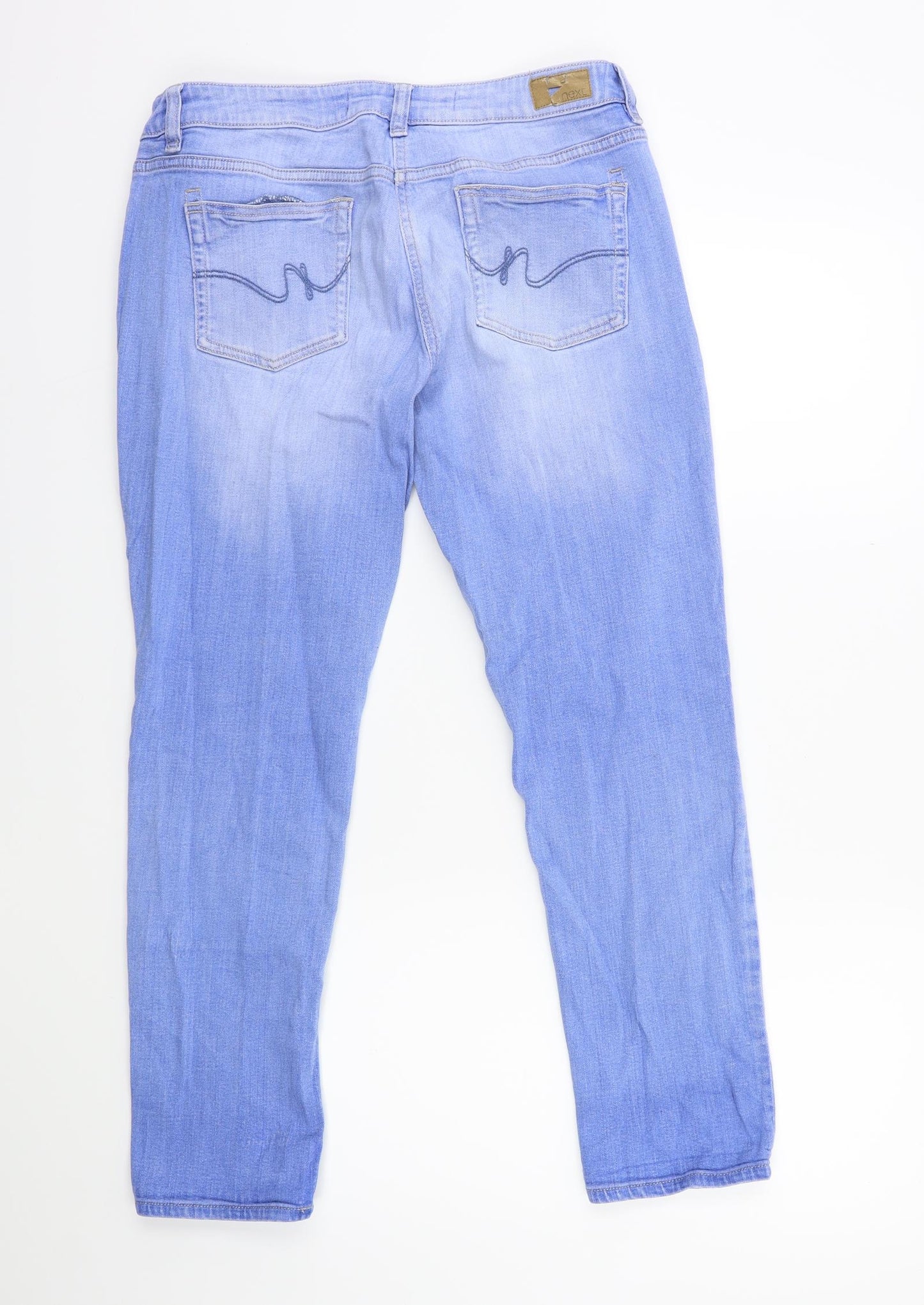 NEXT Womens Blue  Denim Skinny Jeans Size 12 L27 in