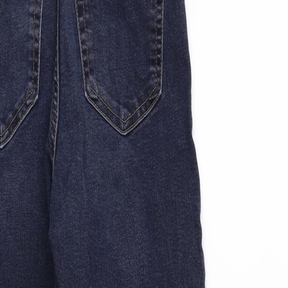 Topshop Womens Blue  Denim Skinny Jeans Size 25 in L30 in