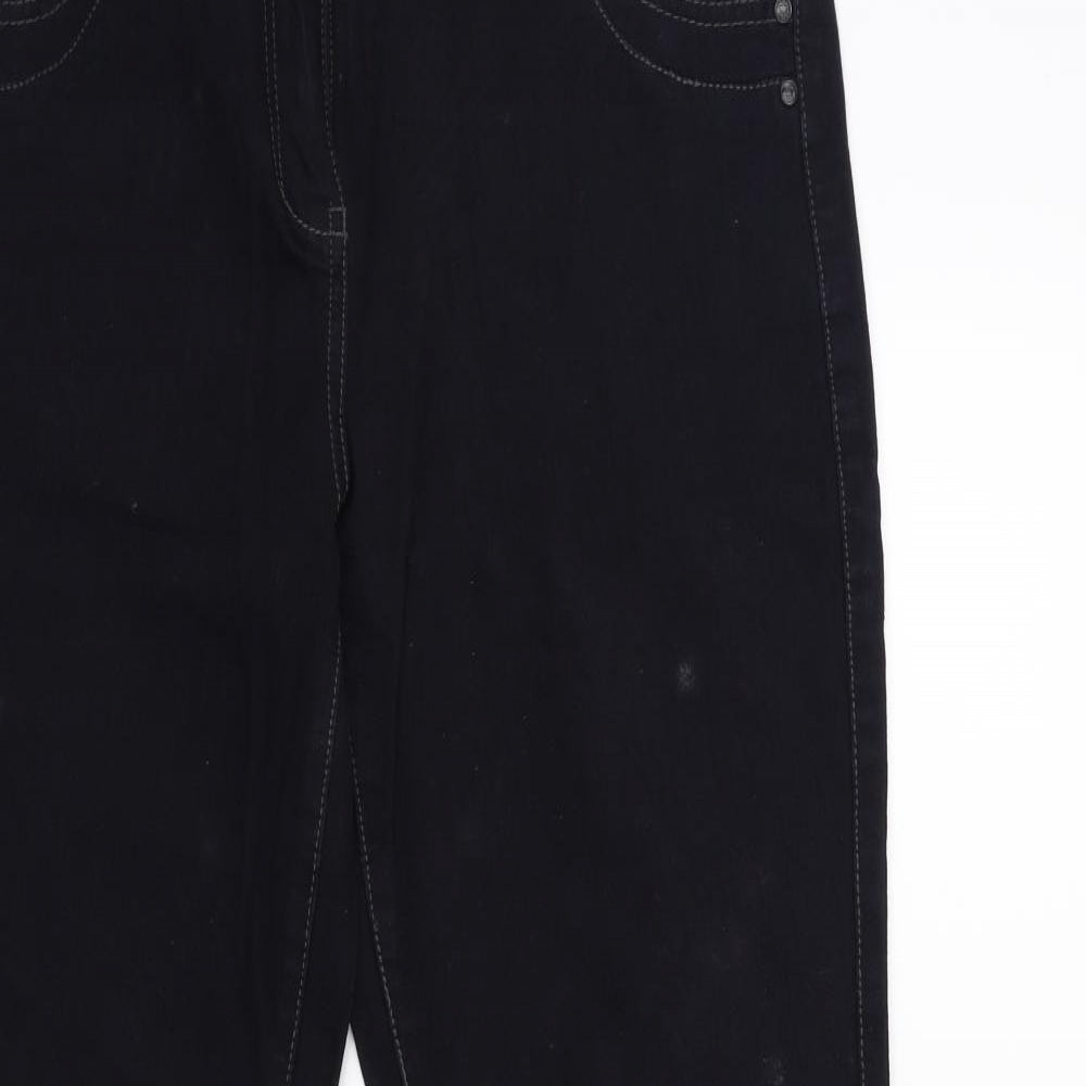 Debenhams Womens Blue  Denim Bootcut Jeans Size 12 L28 in