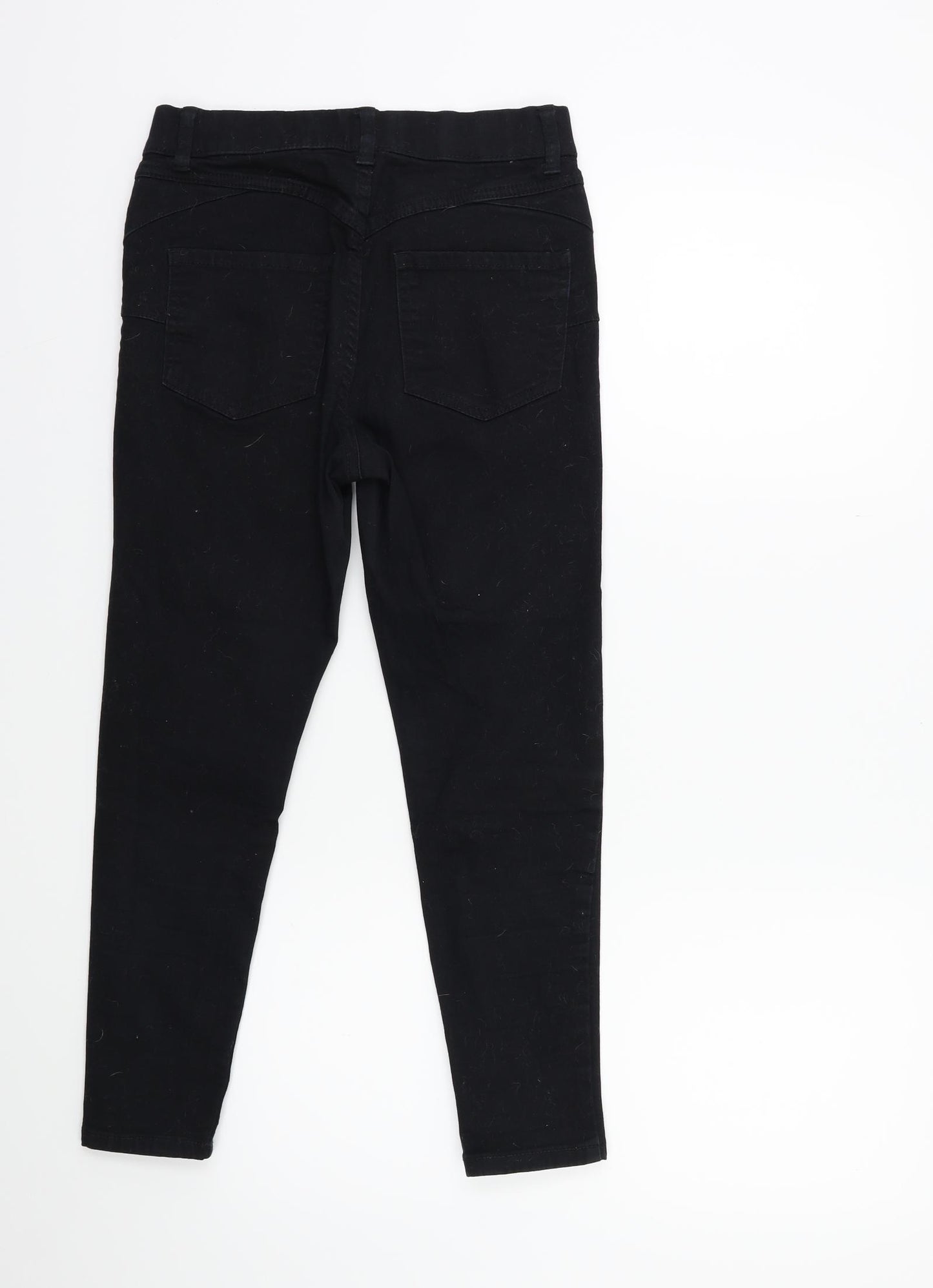 New Look Womens Black  Denim Jegging Jeans Size 8 L22 in