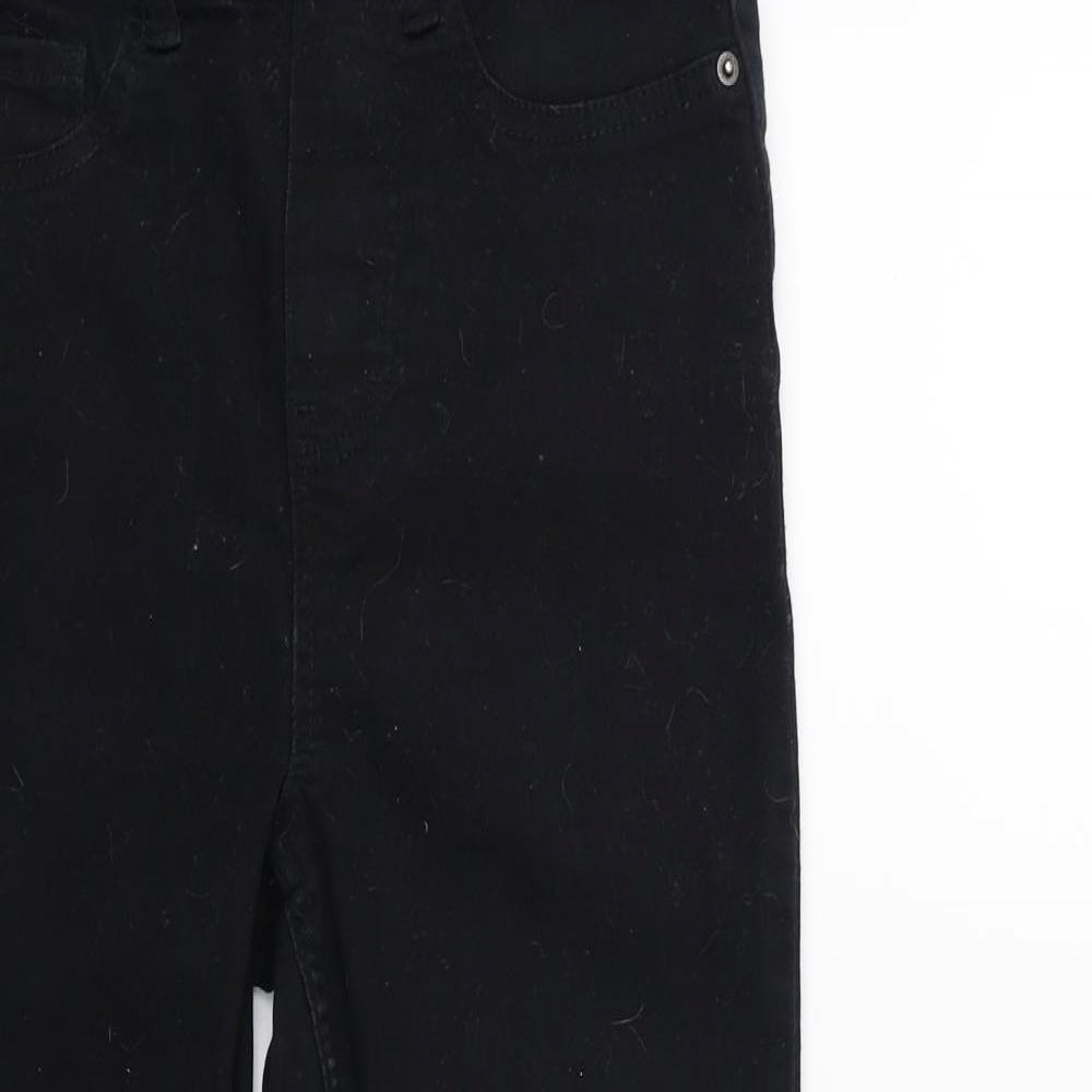 New Look Womens Black  Denim Jegging Jeans Size 8 L22 in