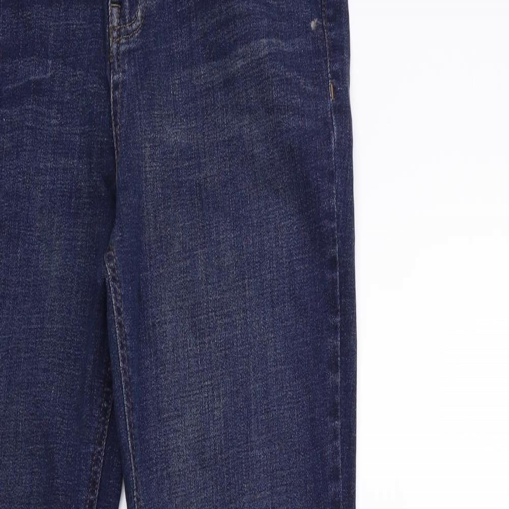 F&F Womens Blue  Denim Flared Jeans Size 12 L29 in