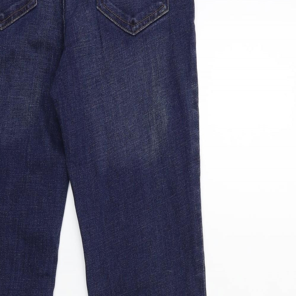 F&F Womens Blue  Denim Flared Jeans Size 12 L29 in