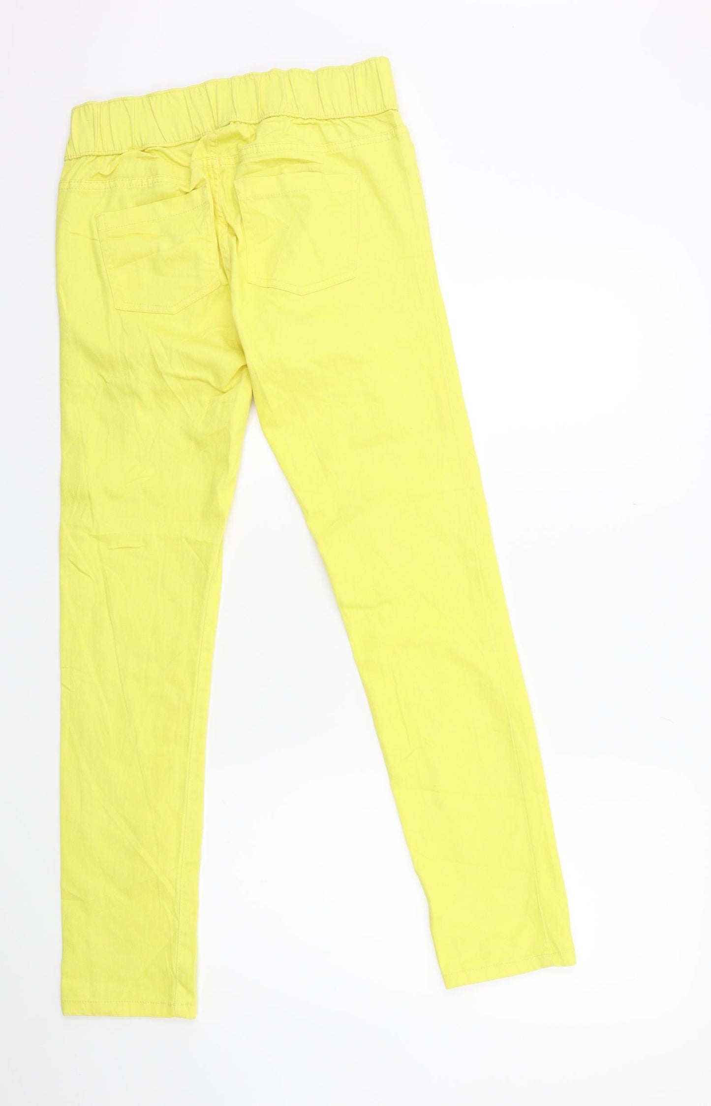 ESMARA Womens Yellow  Denim Jegging Jeans Size 14 L29 in