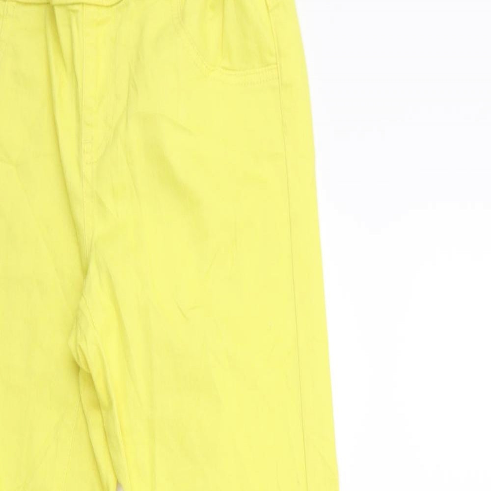 ESMARA Womens Yellow  Denim Jegging Jeans Size 14 L29 in