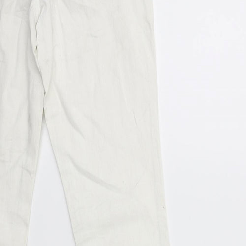 Noisy may Womens White  Denim Skinny Jeans Size 26 in L30 in