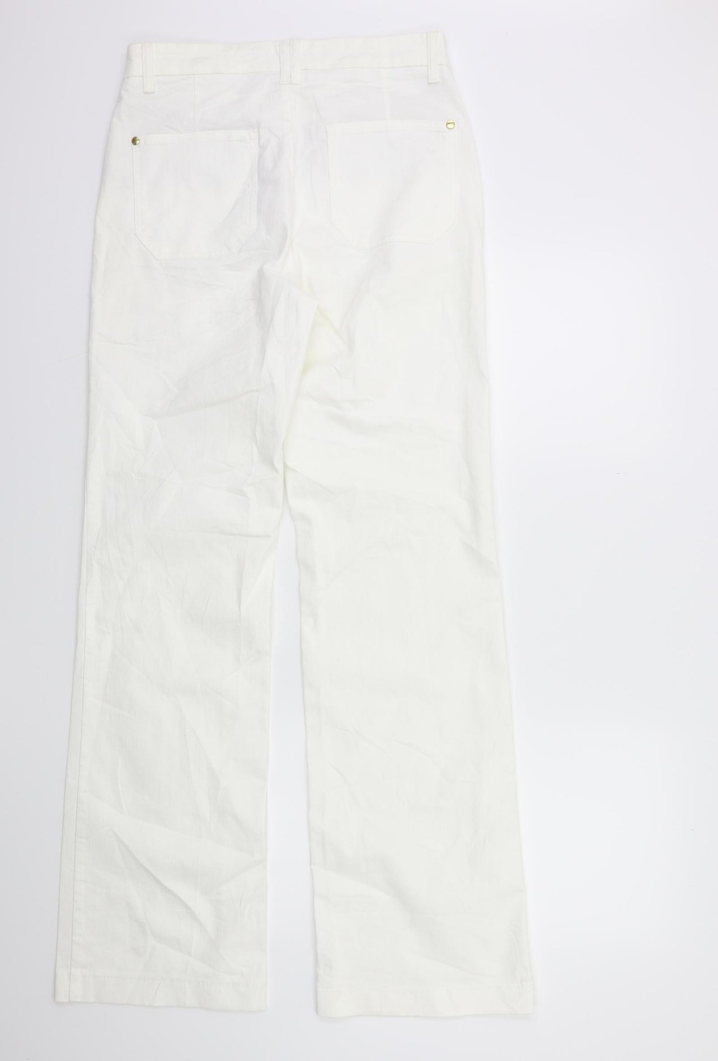 Cambio Womens White  Denim  Jeans Size 12 L34 in