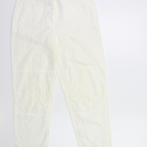 Taifun Womens White   Trousers  Size 14 L26 in
