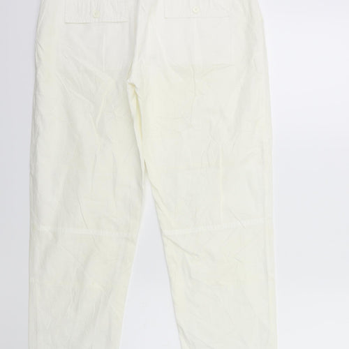 Taifun Womens White   Trousers  Size 14 L26 in