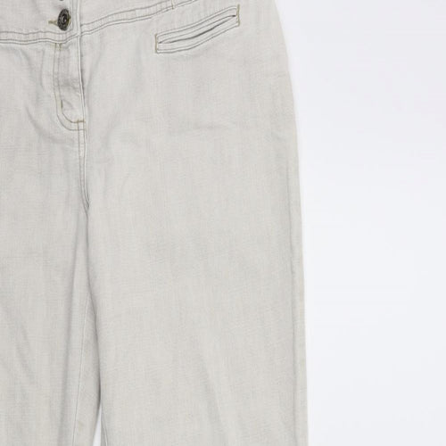 Per Una Womens Beige   Trousers  Size 14 L30 in