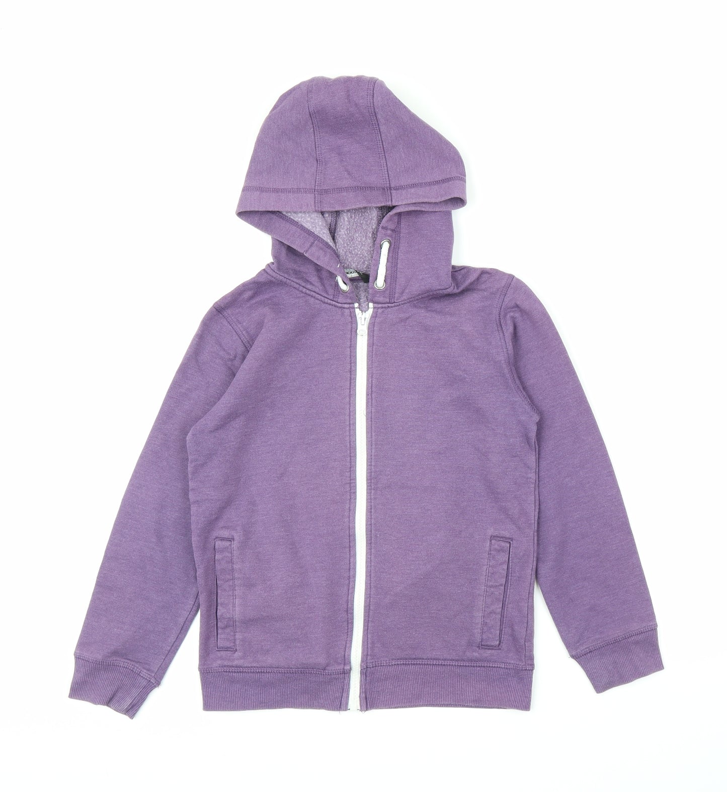 George Boys Purple   Full Zip Hoodie Size 8-9 Years