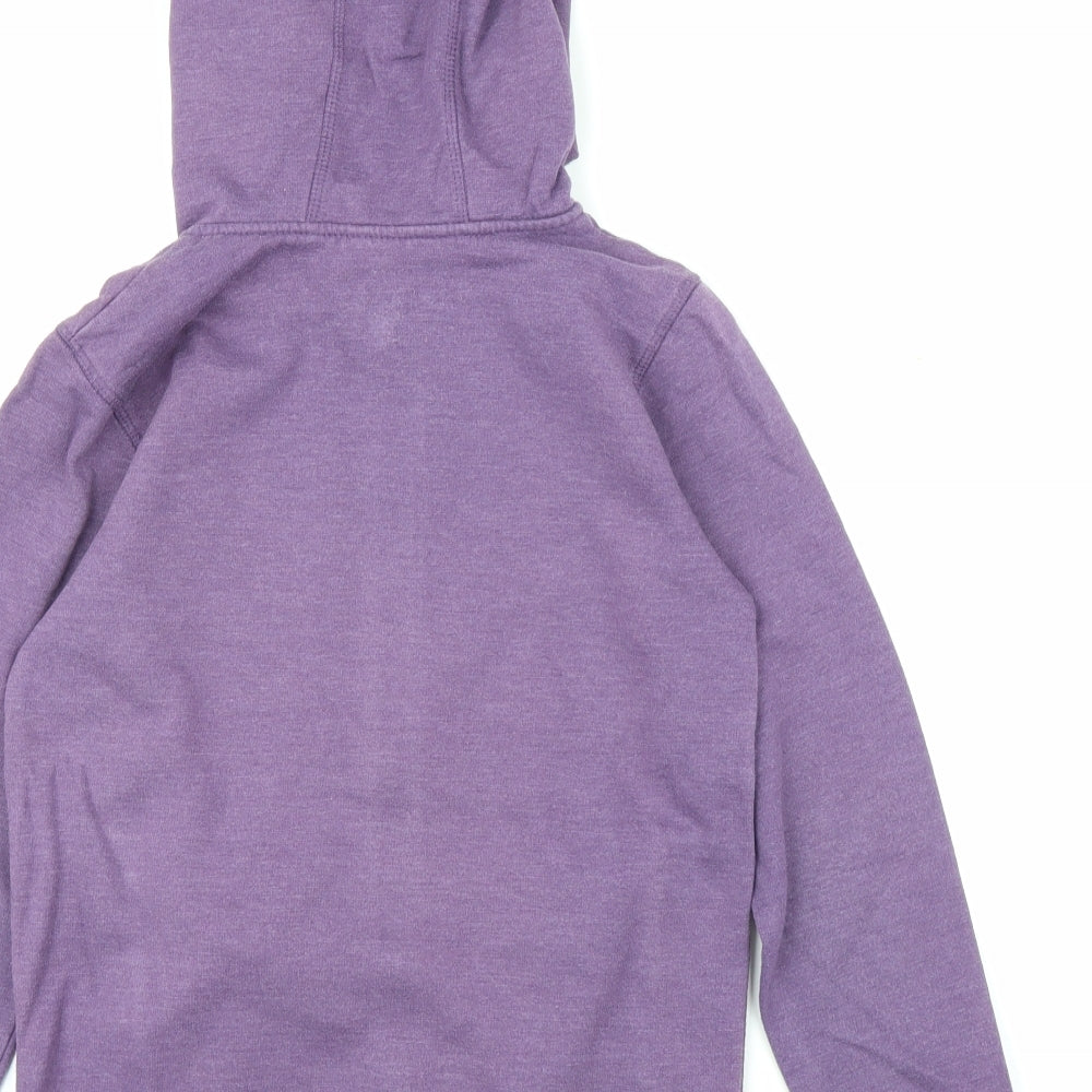 George Boys Purple   Full Zip Hoodie Size 8-9 Years