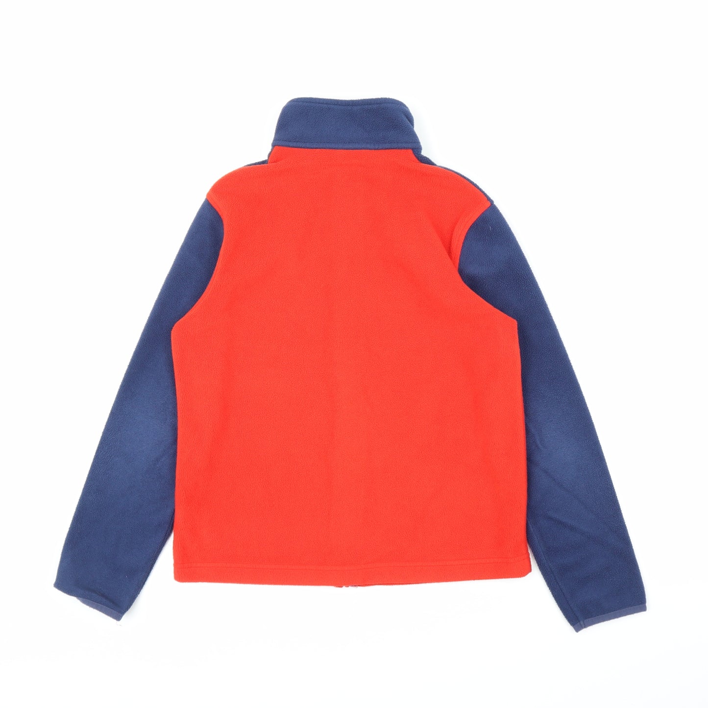 M&S Boys Red  Fleece Full Zip Jumper Size 11 Years