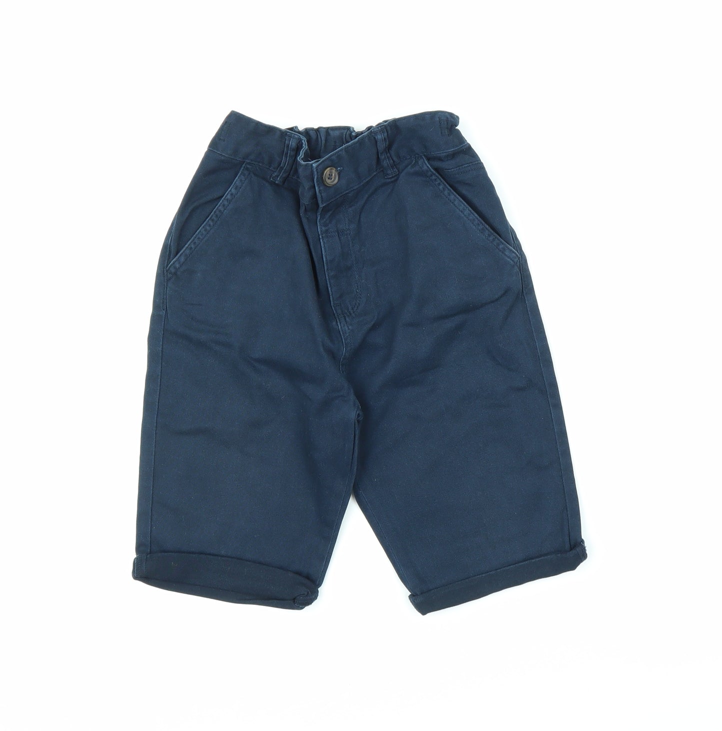 TU Boys Blue   Chino Shorts Size 11 Years