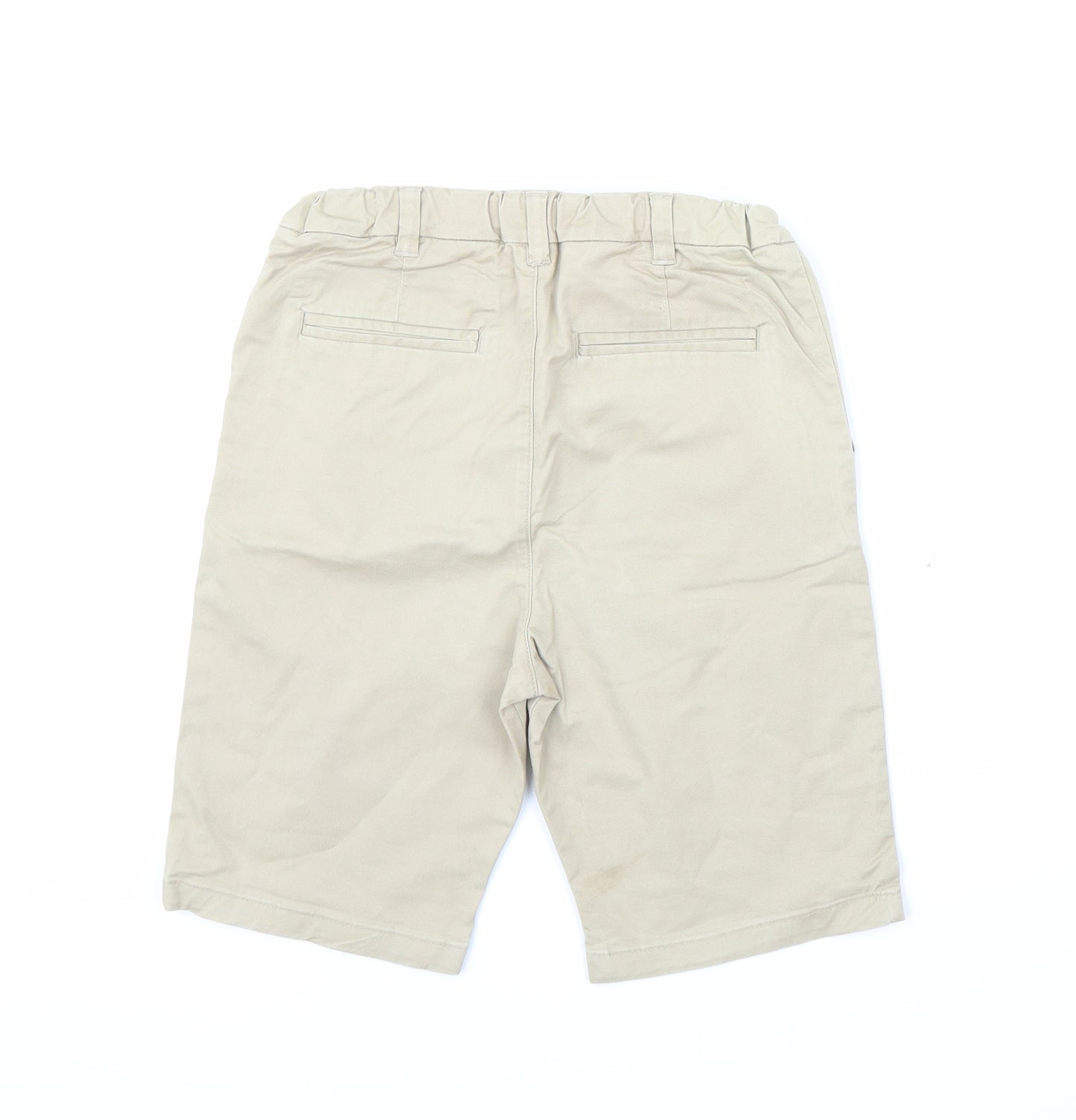 M&S Boys Beige   Bermuda Shorts Size 11 Years